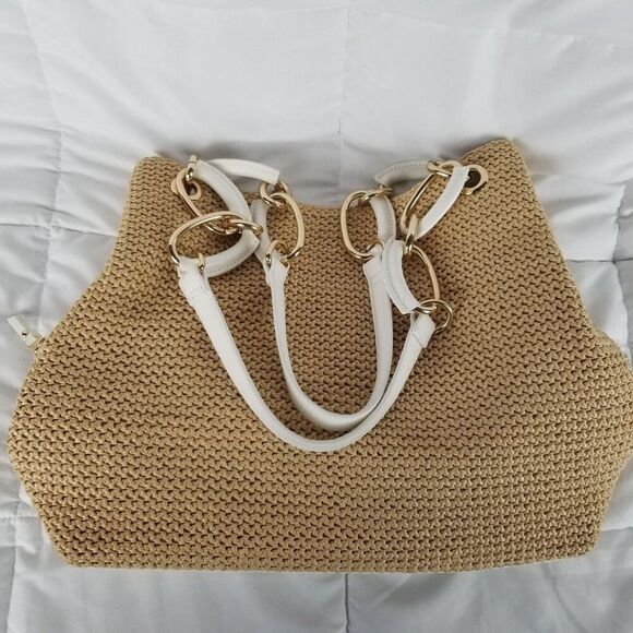 I.N.C Trippii Medium Straw Tote Bag INC Exclusive Macys International Concepts - Picture 3 of 9